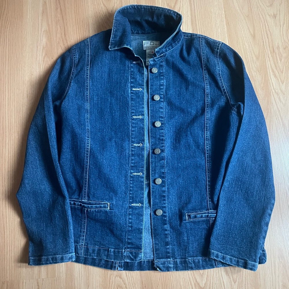FDJ French Dressing Denim Jean Jacket Women’s Size 8